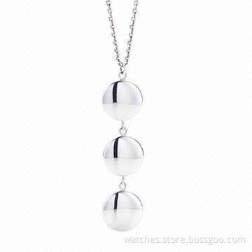 Fashionable Necklace/Unique Jewelry with Chrome Plating/Pendant/Made of Zinc Alloy, OEM/ODM Welcomed